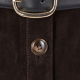 Gonna con cintura in marrone Self-Portrait - donna 
