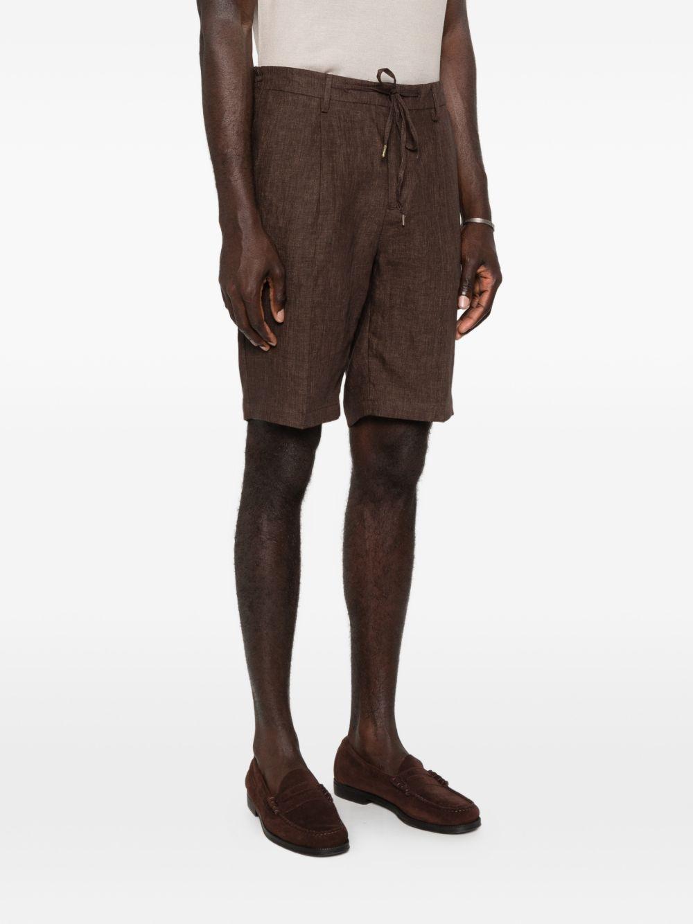 Pantaloncini chino con coulisse in marrone Briglia 1949 - uomo 