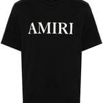 T-shirt a maniche corte con logo  in nero 