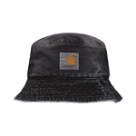 cappello a pescatore in denim nero carhartt wip - unisex 