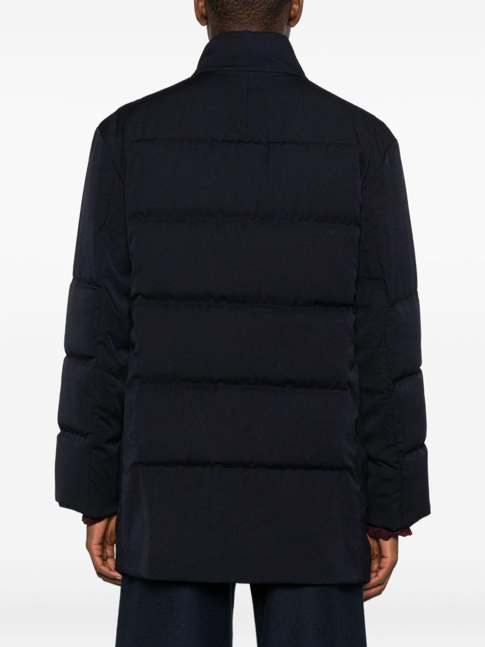 Giacca imbottita a collo alto in nero Yohji yamamoto - uomo 