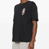 T-shirt con logo in nero Rhude - uomo 