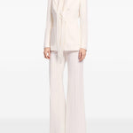 Pantaloni gessati in avorio Elie Saab - donna 