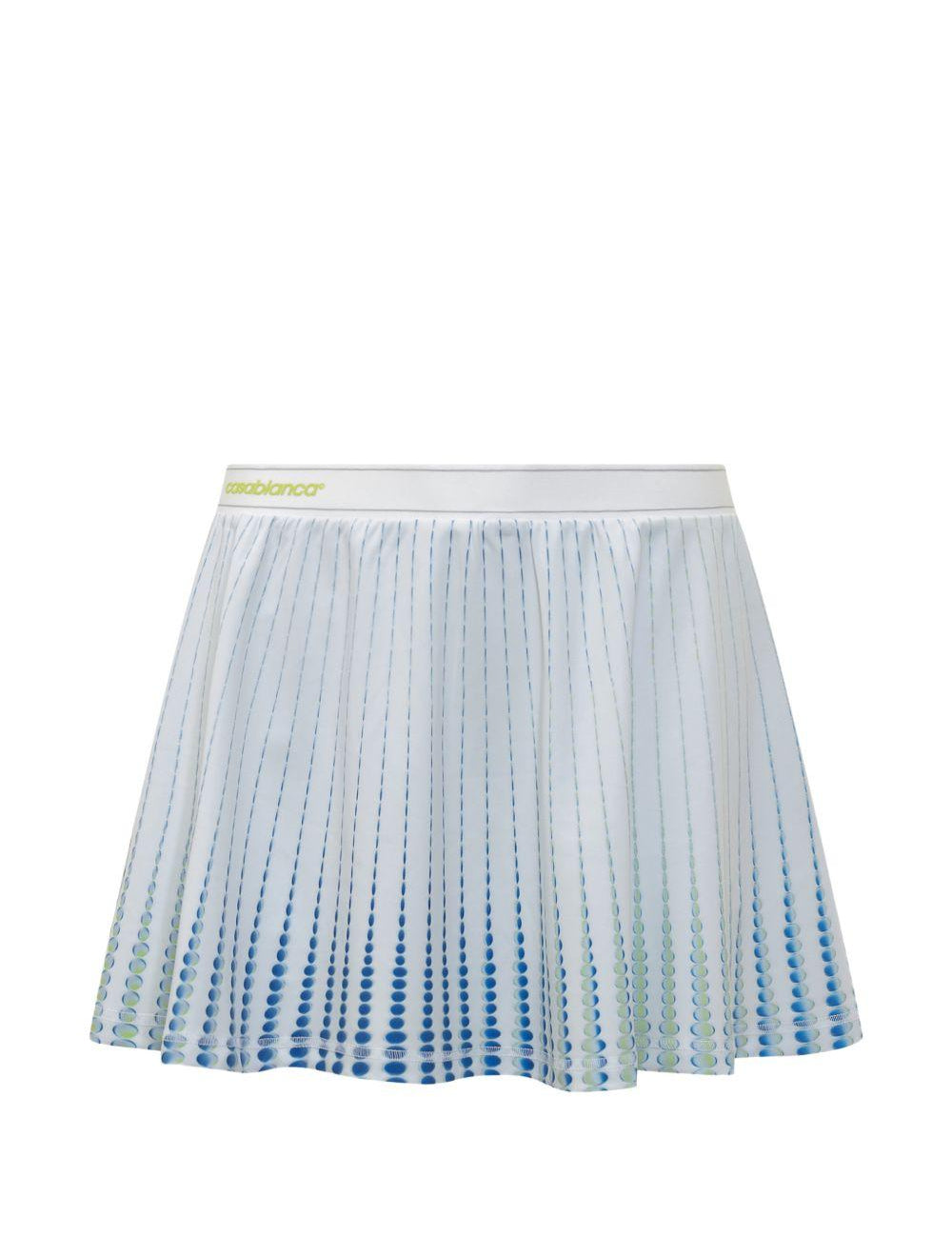 Minigonna con logo in bianco Casablanca - donna 