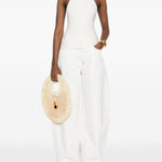 Jeans le de-nimes ovalo  in bianco Jacquemus - donna 