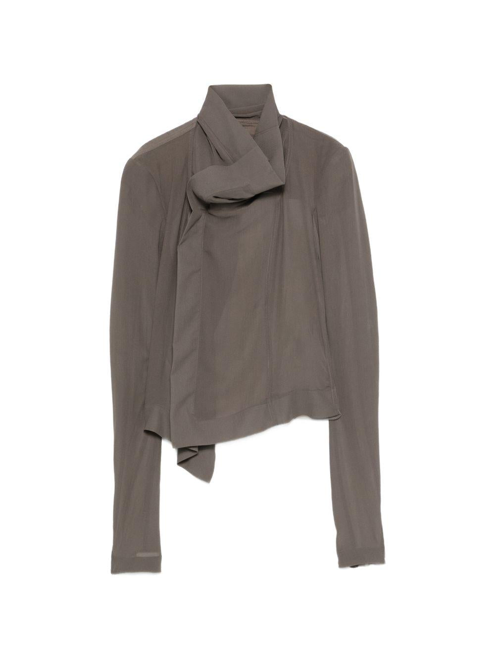 Giacca biker classica in talpa Rick Owens - donna 