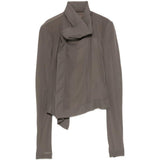 Giacca biker classica in talpa Rick Owens - donna 