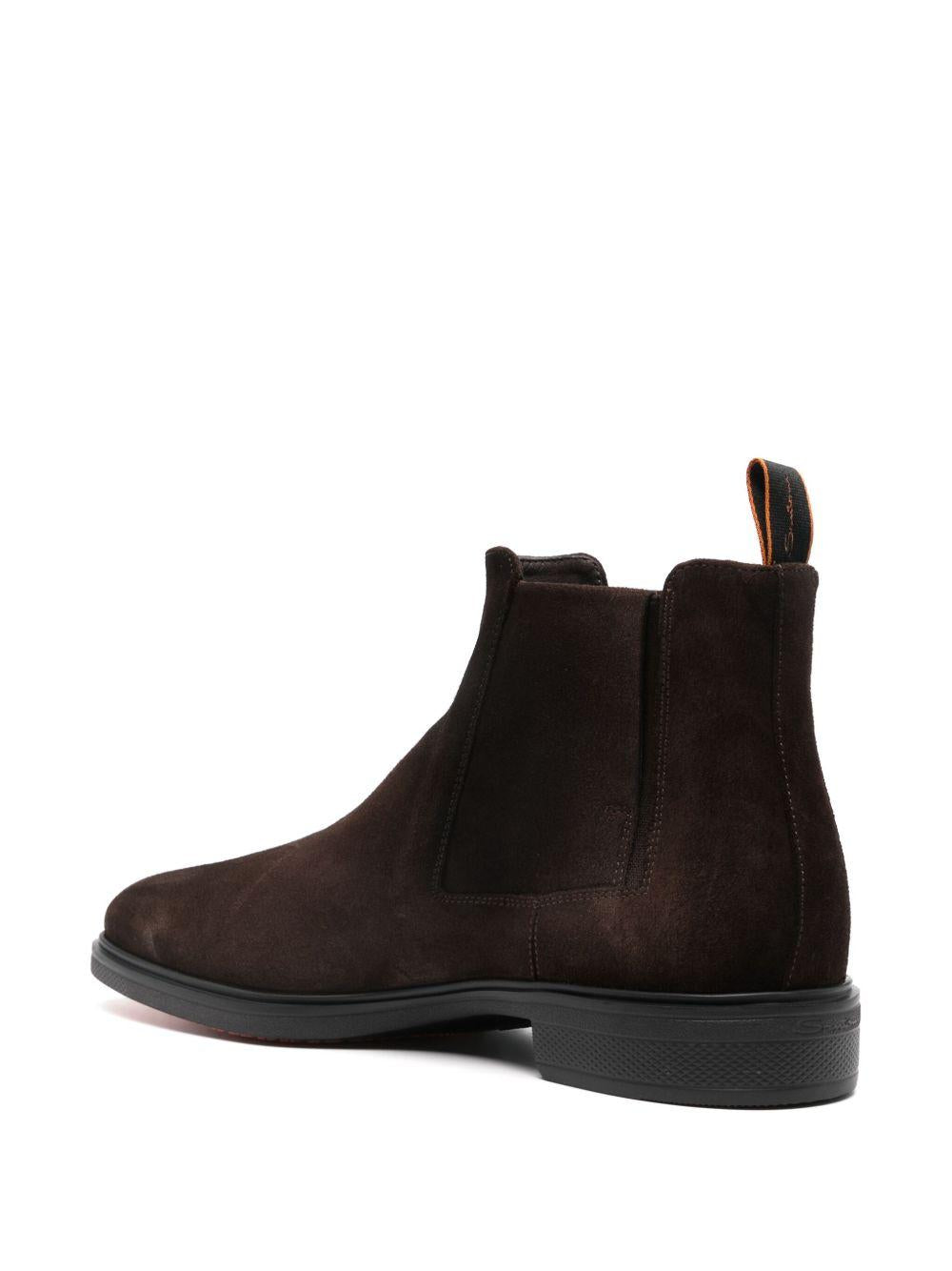Stivaletti easy in pelle scamosciata in marrone 