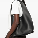 Borsa a spalla pelle nera 