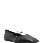 Ballerine Sway con punta quadra in nero 
