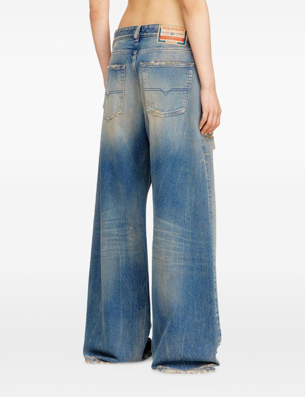 Jeans a gamba larga d-sire 1996 in blu Diesel - donna 
