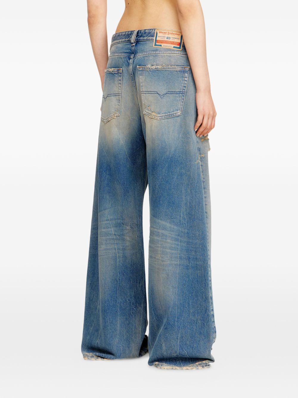 Jeans a gamba larga d-sire 1996 in blu Diesel - donna 