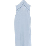 Abito midi drappeggiato in celeste Magda butrym - uomo 