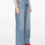 Jeans con logo Helsinki in blu Ag jeans - donna 