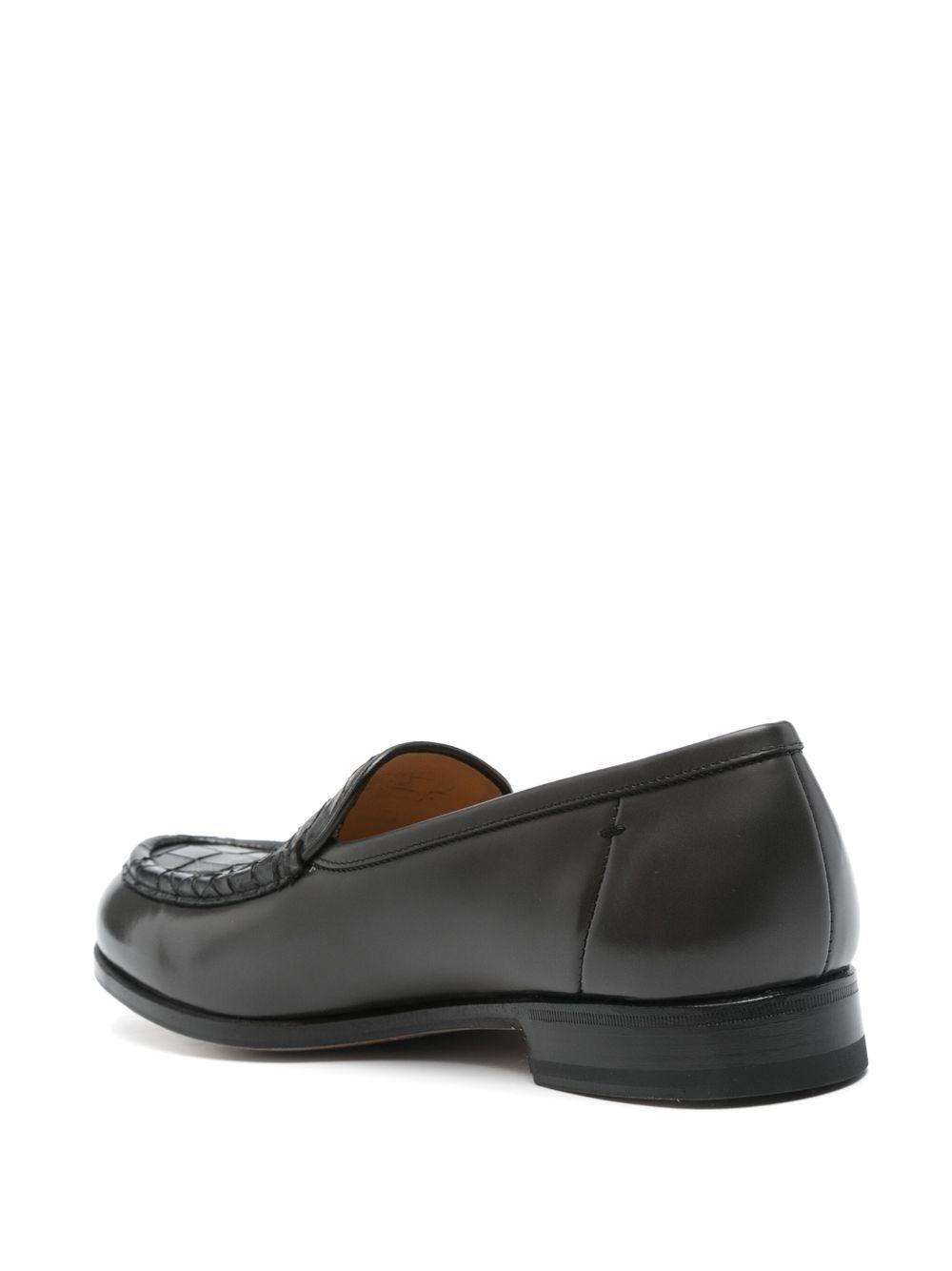 Mocassini in pelle in grigio Lidfort - uomo 