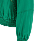 Giacca a vento con maniche raglan in verde Willy chavarria - uomo 