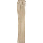 Pantaloni slim-fit a righe in beige Antonelli - donna 