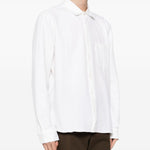 Camicia a maniche lunghe in bianco Ymc - uomo 