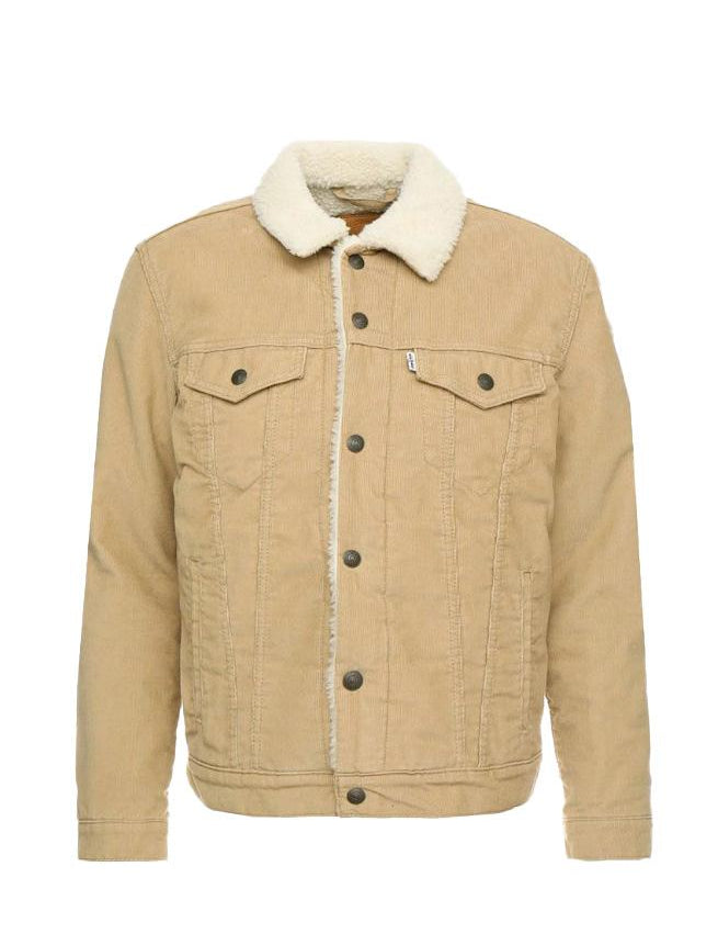 Giacca denim sherpa type iii  in beige Levi's - uomo 