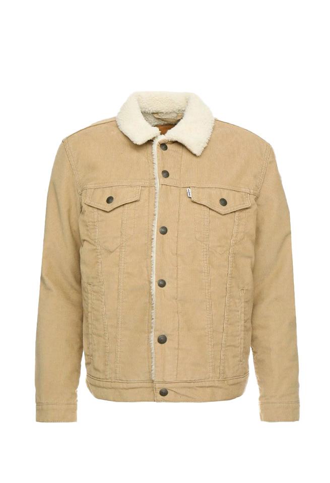 Giacca denim sherpa type iii  in beige Levi's - uomo 