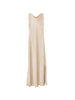 Abito con scollo a cascata Mara in beige Antonelli - donna