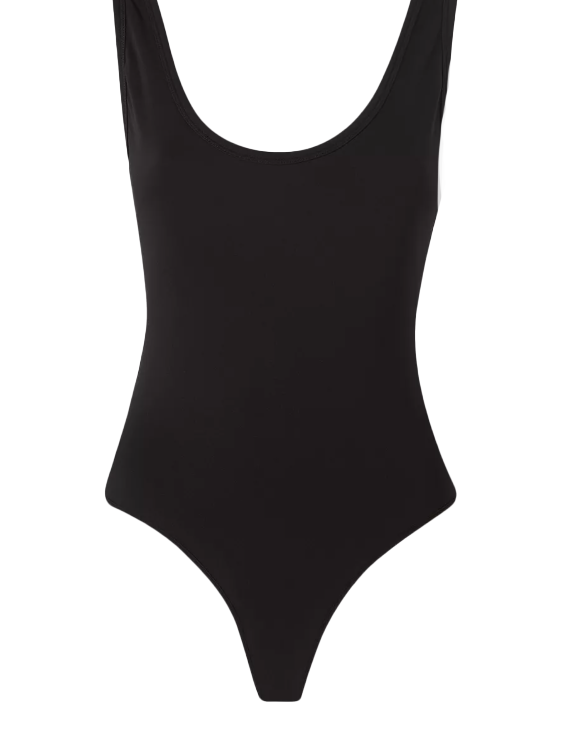 Body opaque con scollatura a u in nero Wardrobe NYC - donna 