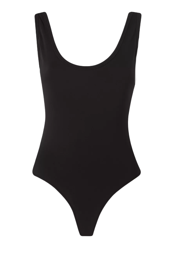 Body opaque con scollatura a u in nero Wardrobe NYC - donna 