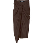 Gonna la jupe pareo in marrone Jacquemus - donna 