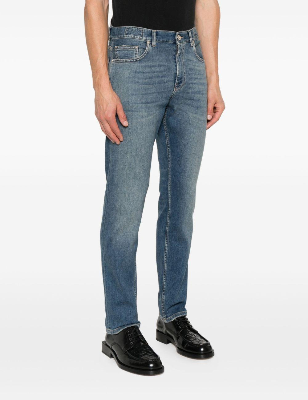 Jeans a cinque tasche in azzurro Eleventy - uomo 