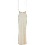 Abito con scollo a scialle in avorio The Andamane - donna 