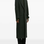 Cappotto in lana in verde Victoria beckham - donna 
