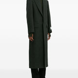 Cappotto in lana in verde Victoria beckham - donna 