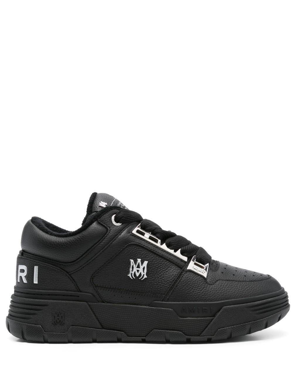 Sneakers in pelle con logo 