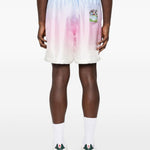 Shorts volcado con coulisse gradiente in multicolore Casablanca - uomo 