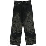 Jeans Damon Paisley in grigio R13 - donna 