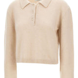Polo a maniche lunghe in beige Laneus - uomo 