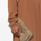 Clutch Venus con cristalli in bronzo Benedetta Bruzziches - donna 