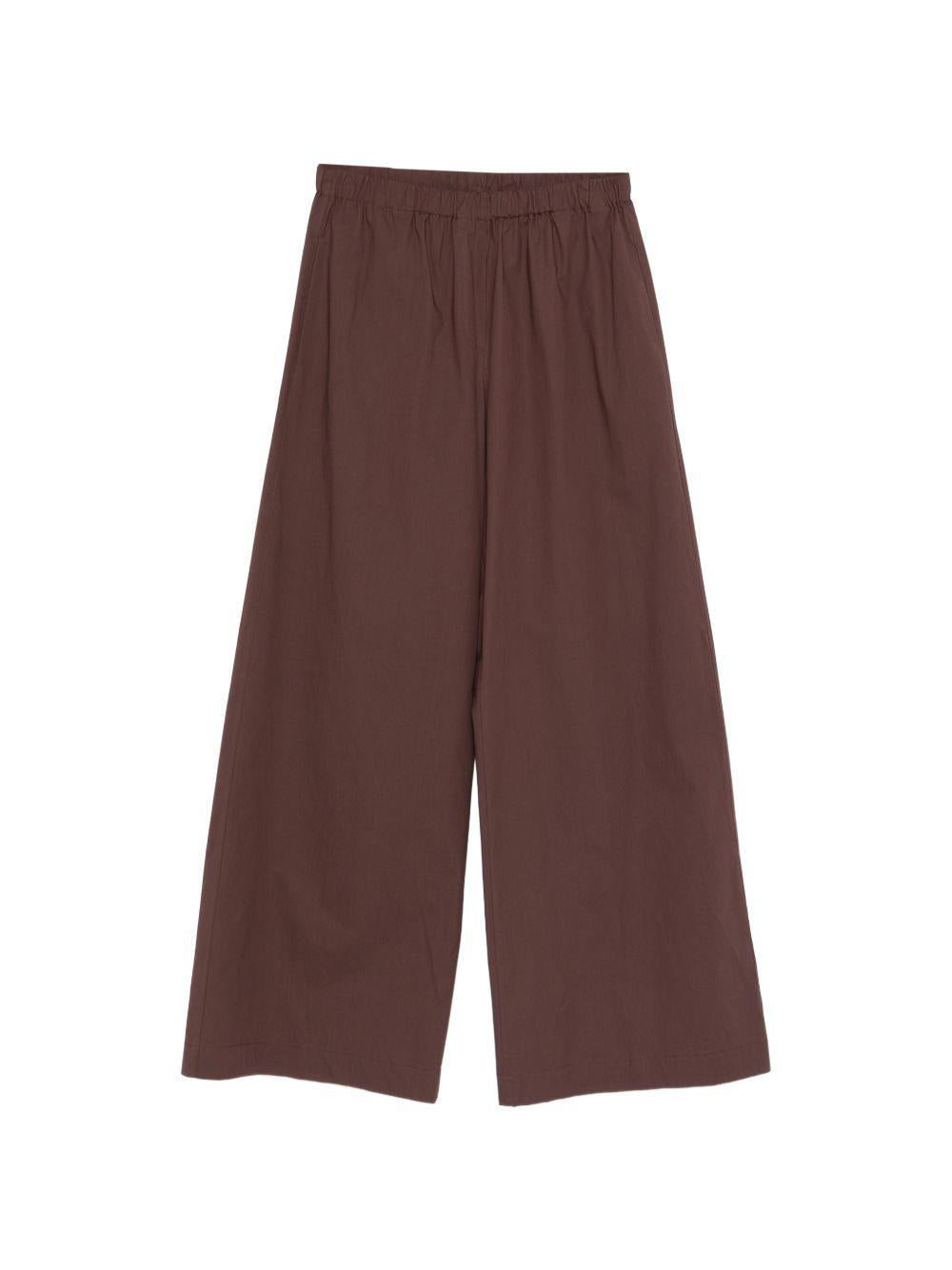 Pantaloni elasticizzati in marrone Antonelli - donna 