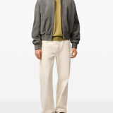 Giacca Ami de Coeur con zip in grigio Ami Paris - uomo 