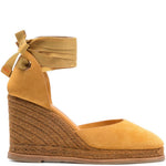 Espadrillas con zeppa in marrone Castañer - donna 