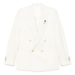 Blazer doppiopetto in bianco Lardini - uomo 
