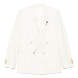 Blazer doppiopetto in bianco Lardini - uomo 