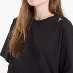 T-shirt con logo in nero Roa - uomo 