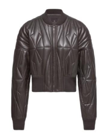 Giacca crop geocamo in marrone Rick Owens x Moncler - unisex<BR/> 