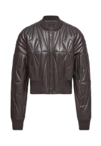 Giacca crop geocamo in marrone Rick Owens x Moncler - unisex<BR/> 