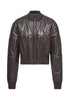 Giacca crop geocamo in marrone Rick Owens x Moncler - unisex