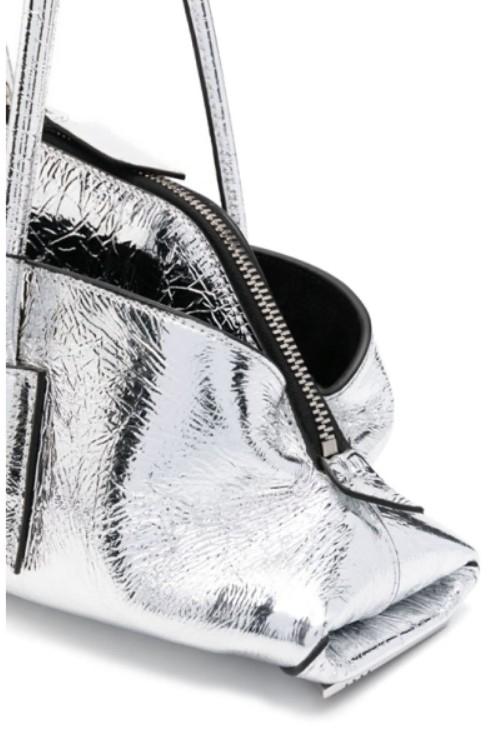 Borsa a spalla La passeggiata small in argentoThe Attico - donna 