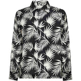 Camicia con stampa in nero Laneus - uomo 
