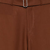 Pantaloni con cintura in marrone Lardini - uomo 