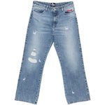 Jeans con effetto vissuto in blu Carne bollente - uomo 